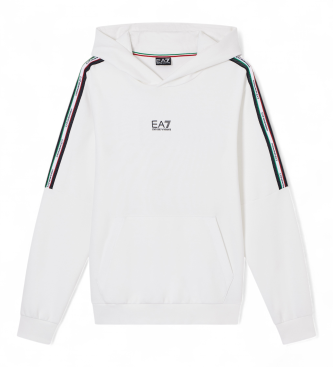 EA7 para hombre. 7M001864_AF12660 Sudadera Italian Spirit blanco (L), Casual, Deportivo, Algodón, Sportswear, Multideporte, Manga corta