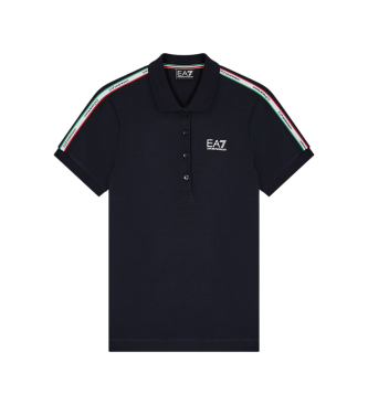 Para mujer. 7W001221_AF12503 Polo Italian Spirit (3XL), Casual, Algodón, Manga corta, Marino