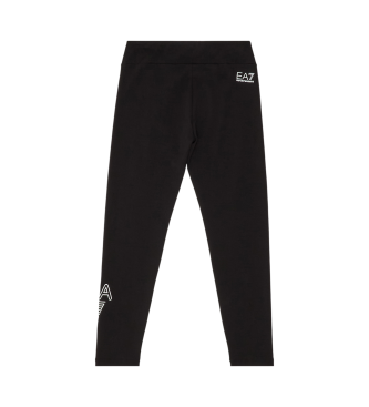 EA7 per ragazza 7G000045_AF12484 Leggings in cotone elasticizzato Visibility nero Casual Sportivo Multisport moda pe