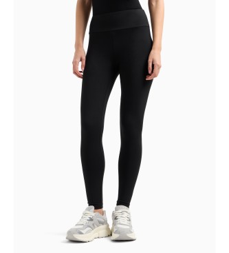 EA7voor vrouwen. 7W000080_AF12484 Legging Core Lady zwart (XXS), Casual, Sportief, Katoen, Meerdere sporten
