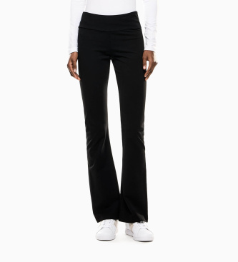 Bootcut leggings i trikå