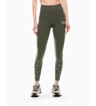 EA7 para mujer. 7W000589_AF12625 Leggings Ventus7 Lab verde (XS), Deportivo, Multideporte, Poliamida
