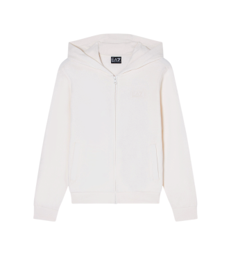 Sudadera con capucha Logo Series blanco roto (12Años= 154cm)