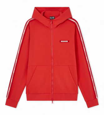 EA7 para hombre. 7M001480_AF12660 Sudadera Logo Series rojo (M), Azul, Casual, Deportivo, Sportswear, Multideporte, Poliéster, Manga corta