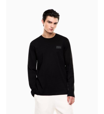 Para hombre. 7M001488_AF17789 Camiseta de algodón Logo Series (M), Casual, Manga larga