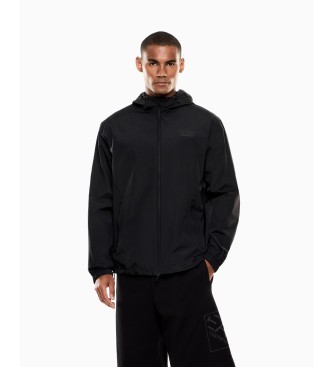 EA7 para hombre. 7M001493_AF13549 Chaqueta Logo Series M Negro (L), Casual, Poliéster