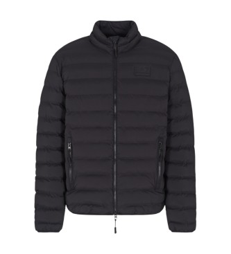 EA7 para hombre. 7M000684_AF15953 Chaqueta Mountain Eco Down Medium negro (L), Casual, Poliéster