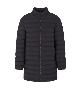 EA7 para hombre. 7M000687_AF15953 Parka Mountain Eco Down negro (3XL), Casual, Poliéster