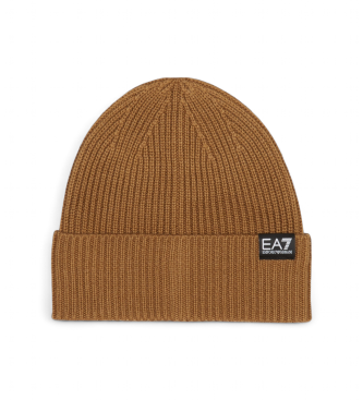EA7 unisex. 7X000312_AF18469 Gorro Core marrón (S), Casual, Acrílico