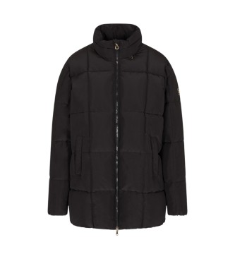EA7 para mujer. 7W000648_AF16074 Anorak Mountain Winter negro (XXS), Casual, Poliéster