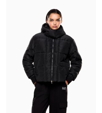 EA7 para mujer. 7W000647_AF16074 Chaqueta acolchada con relleno Calidium7 negro (XL), Casual, Poliéster