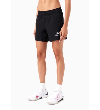 EA7 para mujer. 8NTS70_TN6TZ Shorts Ventus7 negro (XXS), Casual, Deportivo, Running, Multideporte, Poliéster