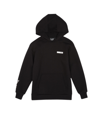 EA7 para niña. 7G000159_AF13151 Sudadera Natural Ventus7 negro (6Años= 118cm), Casual, Algodón, moda infantil