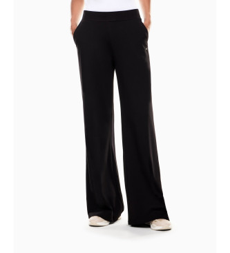 EA7 para mujer. 7W000462_AF13135 Pantalón Amplio Core Lady negro (M), Casual, Poliéster