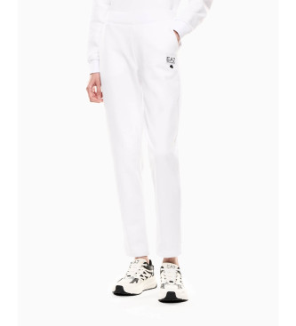 EA7 para mujer. 7W000543_AF16442 Pantalón Logo Series blanco (3XL), Casual, Algodón