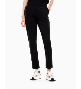 EA7 para mujer. 7W000543_AF16442 Pantalón Logo Series negro (XXS), Casual, Algodón