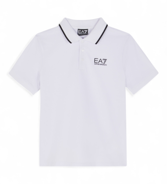 EA7 para niño. 7B000023_AF12901 Polo 7B000023 blanco (8Años= 130cm), Casual, Algodón, Manga corta, moda infantil