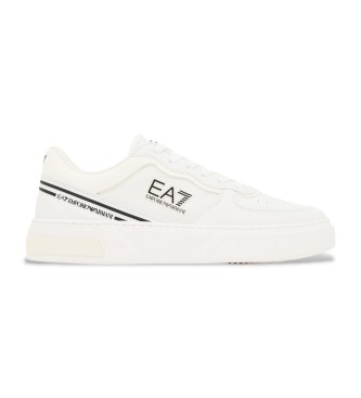 EA7 unisex. 7X000338_AF18614 Zapatillas Premium Court blanco (40), Plano, Cordones, Casual