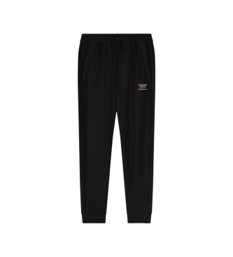 EA7 para hombre. 7M001341_AF21099 Pantalón Premium Label negro (M), Casual, Poliéster