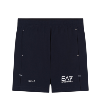 EA7voor mannen. 7M001720_AF21059 Tennis Pro marine short (S), Casual, Elastaan, Marineblauw