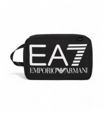 EA7 unisex. 7X000068_AF13806 Svart axelremsväska (OSFA), Casual, Polyester