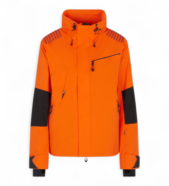 EA7 para hombre. 7M000458_AF13889 Chaqueta Ski M Kitzbuhel Protectum7 Jkt Naranja (L), Deportivo, Sportswear, Multideporte, Poliamida