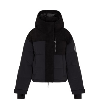 EA7 para mujer. 7W000374_AF14636 Chaqueta Ski St Moritz negro (M), Casual, Poliéster