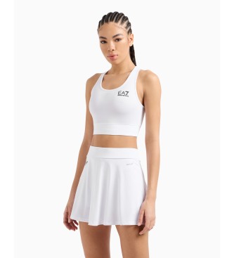 EA7 para mujer. 7W000507_AF12509 Falda Ventus7 blanco (M), Deportivo, Tenis/Padel, Poliéster