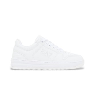 EA7 unisex. 7X000345_AF11988 Zapatillas Slasher blanco (39 1/3), Plano, Cordones, Casual