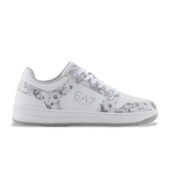 EA7 unisex. 7X000345_AF11988 Zapatillas Slasher blanco (36 2/3), Plano, Cordones, Casual