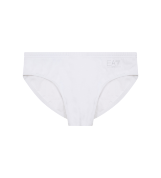 EA7 para hombre. 7M000501_AF14514 Bañador Slip blanco (XS), Beachwear, Poliamida