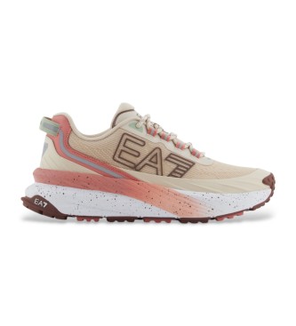 EA7 unisex. X8X177_XK381 Crusher Distance Sonic Trail Shoes bege (40), Plano, Cordão, Casual