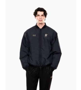 EA7 para hombre. 7M001786_AF22301 Chaqueta Sociedad M Negro (XL), Casual, Poliéster