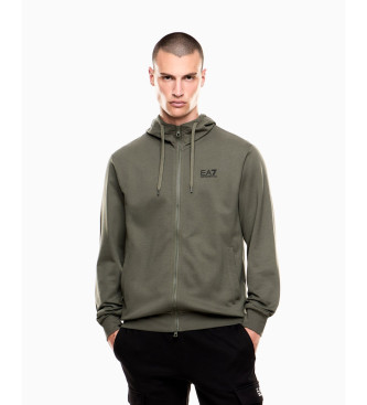 EA7 para hombre. 8NPM33_PJVRZ Sudadera Regular Train verde (M), Casual, Algodón