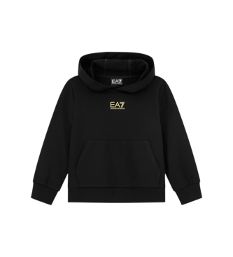 EA7 para niño. 7B000024_AF10380 Sudadera Modern negro (14años= 164cm), Casual, Algodón, moda infantil