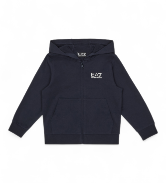 EA7 para niño. 7B000064_AF10380 Sudadera Core Identity marino (16años= 176cm), Casual, Deportivo, Algodón, Multideporte, moda infantil
