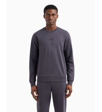 EA7 para hombre. 8NPM30_PJVRZ Sudadera Core Identity gris (XXL), Casual, Deportivo, Algodón, Multideporte