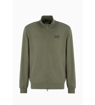 EA7 para hombre. 8NPM31_PJVRZ Sudadera French verde (XXL), Casual, Algodón