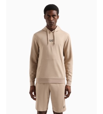 EA7 para hombre. 8NPM32_PJVRZ Sudadera Core Identity marrón (XXL), Casual, Deportivo, Algodón, Multideporte