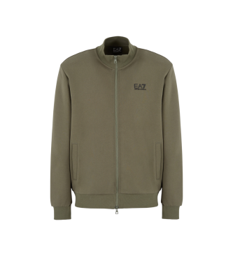 EA7 para hombre. 8NPM36_PJVTZ Sudadera Lisa verde (XXS), Casual, Algodón