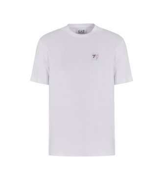 EA7 para mujer. 7X000041_AF13862 Camiseta mini Piquet blanco (XXS), Casual, Deportivo, Multideporte, Modal, Manga corta