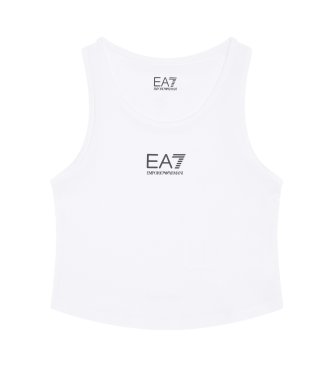 EA7 para niña. 7G000110_AF12509 Top Tennis Pro de tejido técnico VENTUS7 blanco (10Años= 142cm), Casual, Deportivo, Multideporte, Poliéster,