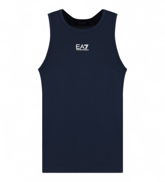 EA7 para hombre. 7M000295_AF10375 Camiseta sin mangas marino (4XL), Casual, Algodón, Sin mangas / Tirantes