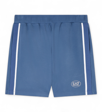 EA7 para hombre. 7M001545_AF13289 Pantalones cortos Tennis Club azul (XL), Casual, Deportivo, Running, Sportswear, Multideporte, Viscosa