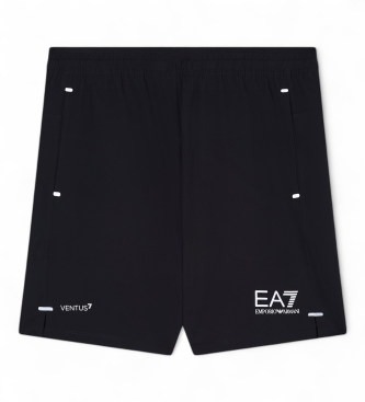 EA7 para niño. 7B000315_AF21059 Pantalones cortos Tennis Pro negro (12Años= 154cm), Casual, Deportivo, Sintético, Sportswear, Multideporte,