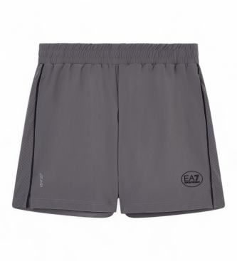EA7 para hombre. 7M001525_AF21059 Pantalones Cortos Tennis Pro Gris (S), Casual, Deportivo, Sportswear, Multideporte, Poliéster