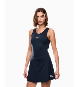 EA7 para mujer. 7W000507_AF14524 Falda Tennis Pro marino (XXL), Deportivo, Sportswear, Multideporte, Poliamida