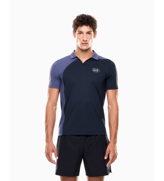 EA7 para hombre. 7M000842_AF13689 Polo Tennis Pro Ventus7 marino (XXS), Deportivo, Tenis/Padel, Poliamida, Manga corta