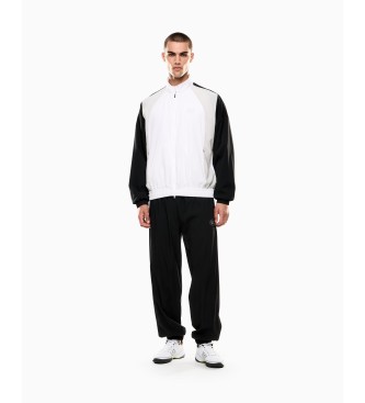EA7 para hombre. 7M000928_AF13137 Chándal Tennis Pro blanco, negro (XL), Casual, Deportivo, Multideporte, Poliéster, Manga larga