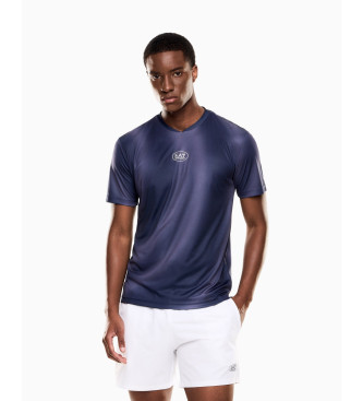 EA7 para hombre. 7M000838_AF17682 Camiseta Tennis Pro Técnica Ventus7 azul (M), Deportivo, Tenis/Padel, Multideporte, Poliéster, Manga corta